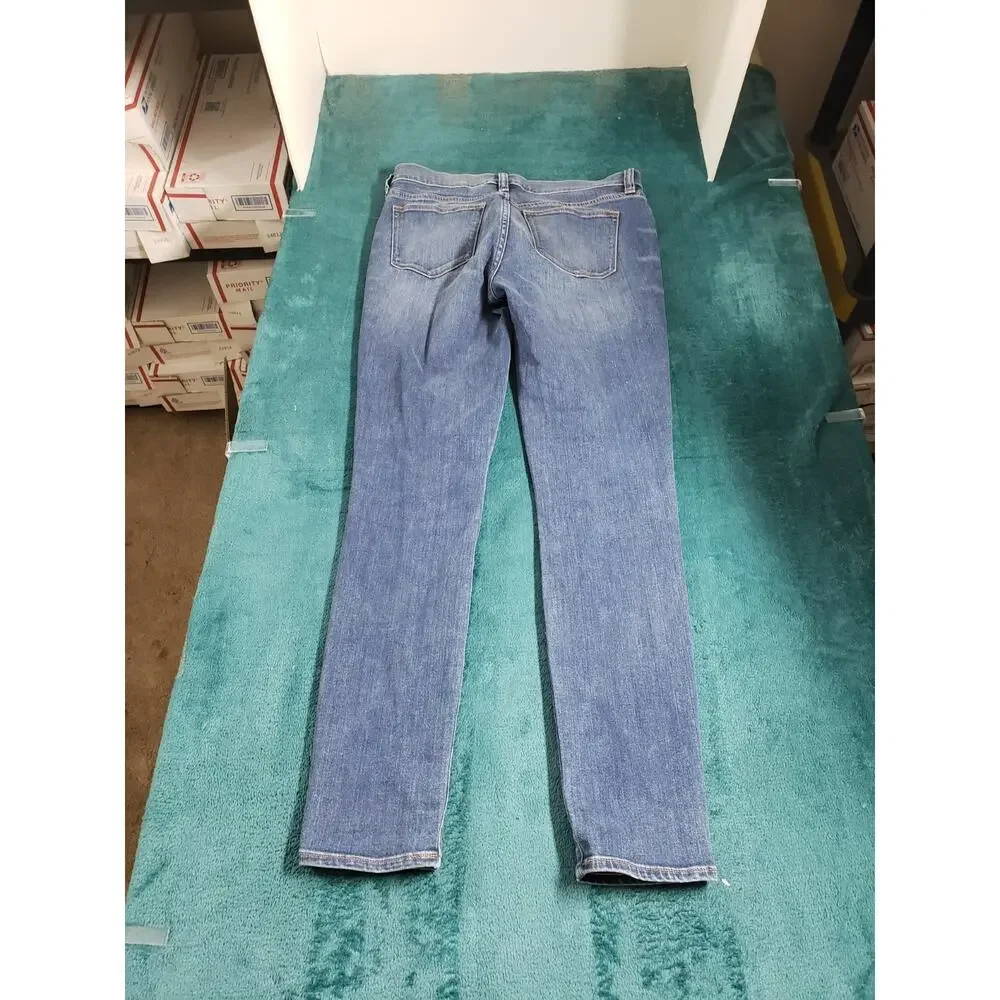 J.Crew Jeans Size 26x28 Mens Blue Pants Stretch Denim Mid Rise Straight